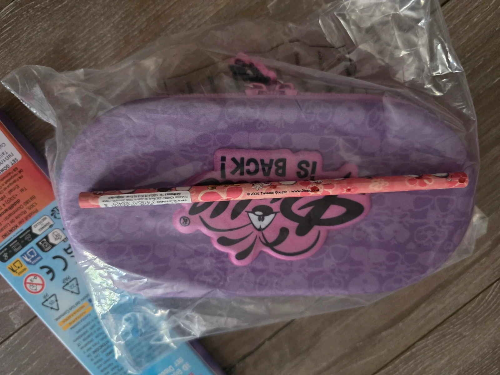 Trousse rigide dite 3D Diddl is Back ! Violet – photo 3